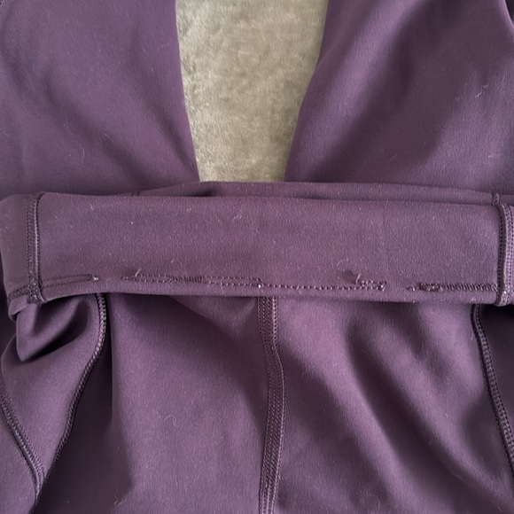 Lululemon In Movement tight. Inseam 25 inches. Color- eggplant. Size- 2 - Picture 8 of 8